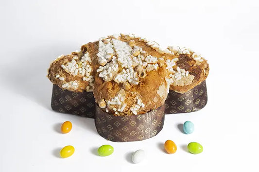 Colomba artigianale con gocce di cioccolato a latte