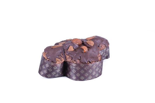 Colomba artigianale al cioccolato fondente e albicocca