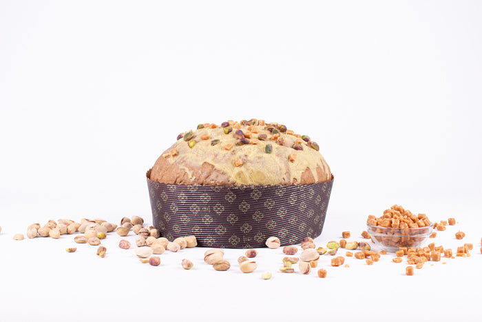 Panettone Artigianale Caramello Mou e Pistacchio